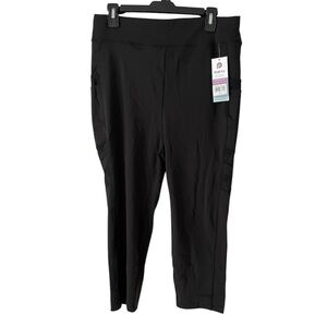 NWT Pop Fit Clothing “Violet” Black Crops-2XL